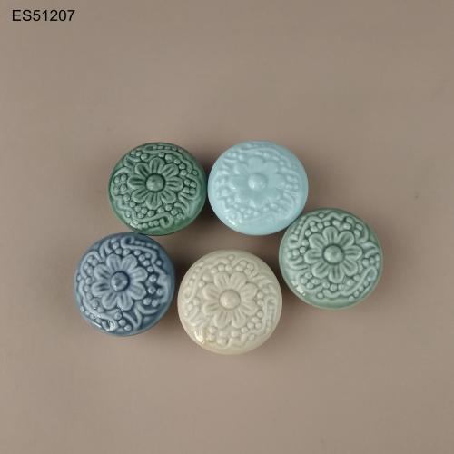 Ceramics Furniture and Cabinet Knob  ES51207