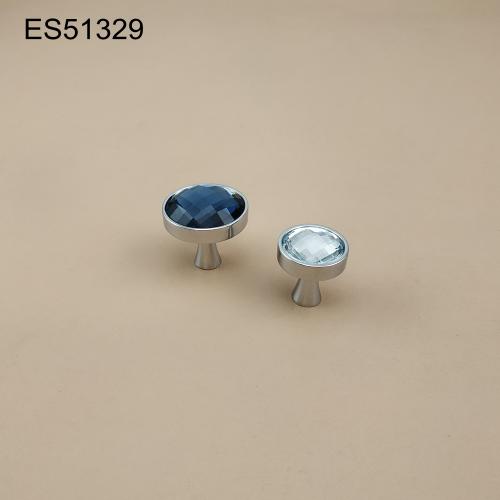 Zamak/Crystal Furniture and Cabinet Knob  ES51329