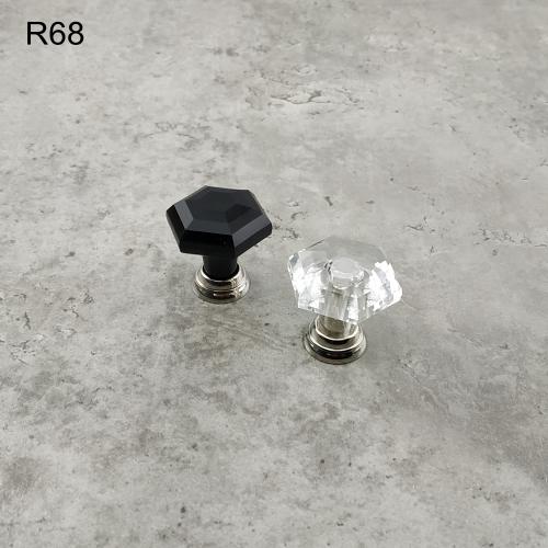 Resin PVC PLASTIC  ABS Furniture and Cabinet knob R68